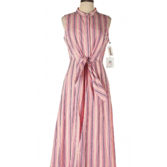 Calvin Klein Dresses & Skirts - Calvin Klein Pink Striped Dress